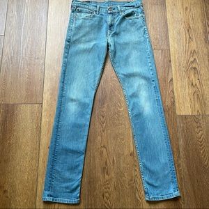 Levi’s 511 Navy Blue Denim Jeans Pants 32x34 Slim Fit